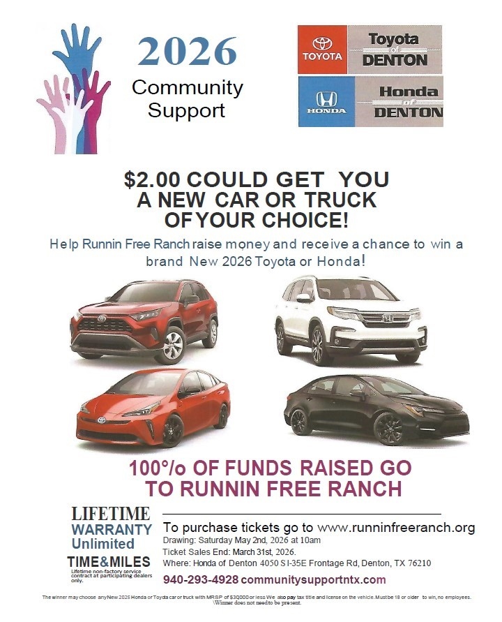 Car Raffle Ticket 2026